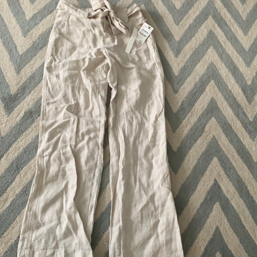 Tan flare pants